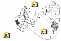 Линия пилотная вспомогательного устройства 12E0272 000