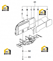 Опора противовеса 44E0349(I)