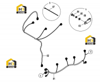 Проводка кабины 46C3917(Е)