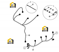 Проводка кабины 46C5638(Е)