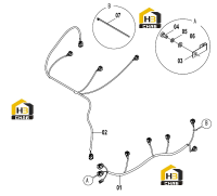 Проводка кабины 46C6702(Е)