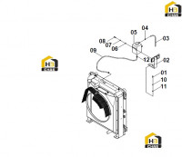 Резервуар для воды 00E0537(L)