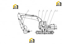 Система гидравлическая 15E0584 000