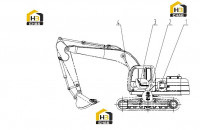 Система гидравлическая 15E0698 000