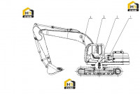 Система гидравлическая 15E0978 000