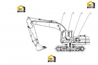 Система гидравлическая 15E1110 000