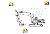 Система гидравлическая 15E1131 000