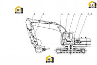 Система гидравлическая 15E1259 000