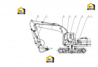 Система гидравлическая 15E1295 000
