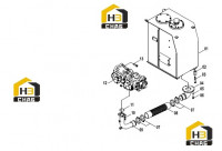 Система гидравлическая главная 15E0979(A)