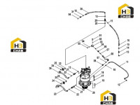 Система гидравлическая главная 15E0979(Е)