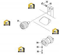 Система гусеничная шагающая 33E0142(С)