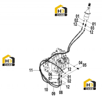 Система пилотная гидравлическая 12E0115(I)