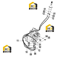 Система пилотная гидравлическая 12E0200(I)