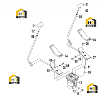 Система пилотная гидравлическая 12E0231(G)