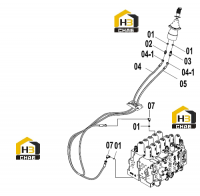 Система пилотная гидравлическая 12E0231(I)