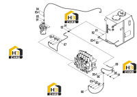 Система пилотная гидравлическая 12E0231(K)