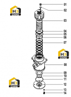 Соединитель центральный 12C0240 001
