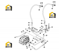 Трубопровод платформы вспомогательного устройства 15E1117 000