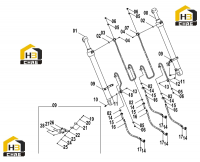 Трубопровод рабочего устройства 11E1094(D)