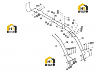 Трубопровод рабочего устройства 11E1094(С)
