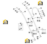 Устройство вспомогательное рабочего трубопровода 11E0487(A)