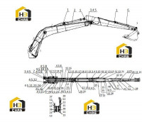 Узел трубопроводный 11Y0019 000