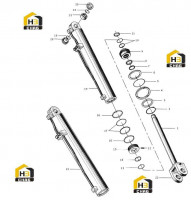 Цилиндры стрелы