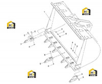 Ковш в сборе (3.0m3) 253000506