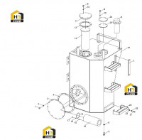Бак гидравлический топливный (251801306)