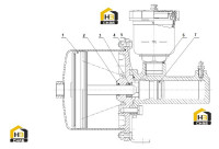 Цилиндр тормозной XM-60C (860110627)