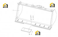 Ковш для легких материалов 3.5 (253000542)