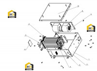 Испаритель в сборе (TY46D5-010000)