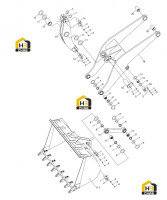 Механизм рабочий шатунный