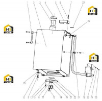 Бак топливный 321001147