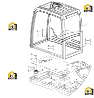 Кабина в сборе 321001537