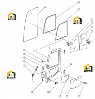Стекла боковые 802138395