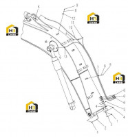 Трубопроводы смазки 321001102