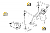 Трубопровод базовый гидравлический 321001573 (часть 1)