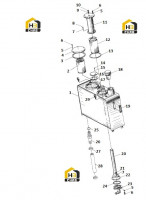 Бак топливный гидравлический