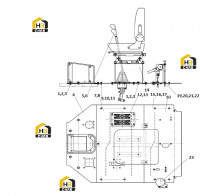 Комплектующие кабины 251700443