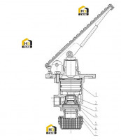 Клапан воздушного тормоза