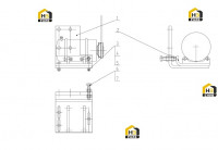 Кронштейн компрессора 250100590 Z3G.22.3