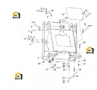 Рама передняя 251702638