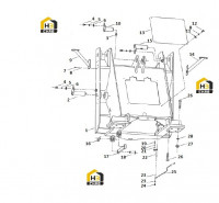 Рама передняя (тройной клапан) 251702638