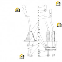 Рычаг управления 251700413