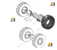 Система ведущего моста 250901964
