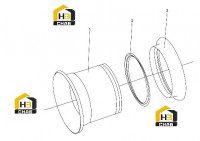 Корпус обода колеса в сборе