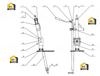 Механизм поворотный в сборе
