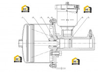 Насос форсажной камеры в сборе